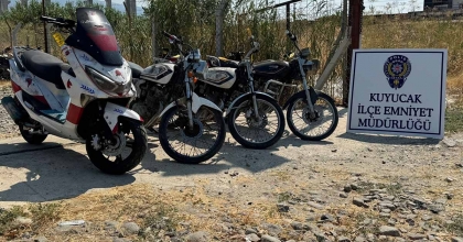 KUYUCAK’TA MOTOSİKLET HIRSIZLARI TUTUKLANDI