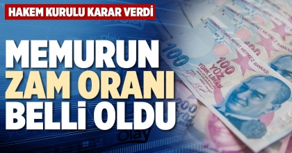 MEMURUN ZAM ORANI BELLİ OLDU