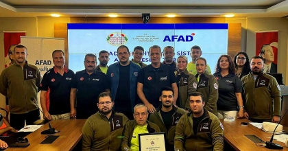 MANİSA ANDA ARAMA KURTARMA DERNEĞİ AKREDİTASYON BELGESİNİ ALDI