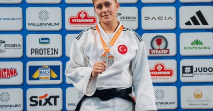 MANİSALI MİLLİ JUDOCU SURA NİL KARASU AVRUPA İKİNCİSİ OLDU