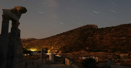 METEOR YAĞMURU KİNDOS ANTİK KENTİ'NDE GÖRSEL ŞÖLEN OLUŞTURDU