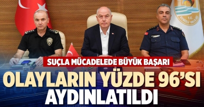 OLAYLARIN YÜZDE 96’SI AYDINLATILDI