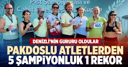 PAKDOSLU ATLETLERDEN 5 ŞAMPİYONLUK 1 REKOR