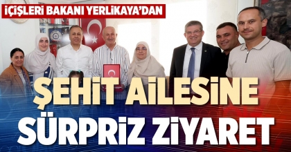 ŞEHİT AİLESİNE SÜRPRİZ ZİYARET