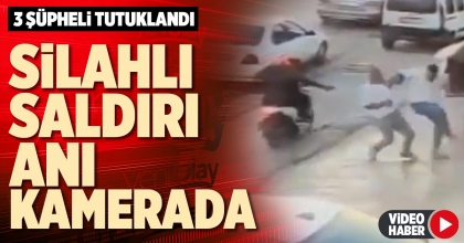 SİLAHLI SALDIRI ANI KAMERADA