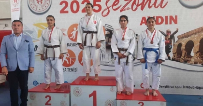 SALİHLİLİ JUDOCU ZEYNEP SAĞIR, TÜRKİYE ÜÇÜNCÜSÜ OLDU