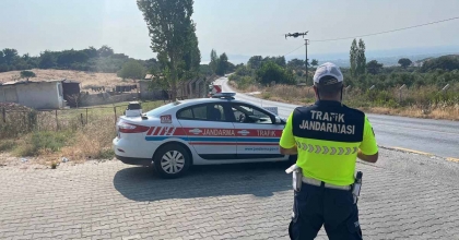 SÖKE’DE HAVADAN TRAFİK DENETİMİ