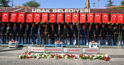 UŞAK'TA 30 AĞUSTOS ZAFER BAYRAMI COŞKUYLA KUTLANDI