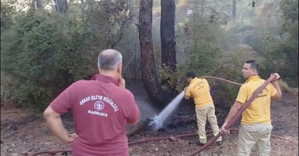 YILDIRIM YANGINI SÖNDÜRÜLDÜ