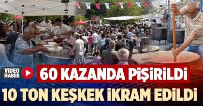 10 TON KEŞKEK İKRAM EDİLDİ