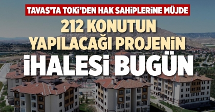 212 KONUTUN YAPILACAĞI PROJENİN İHALESİ BUGÜN