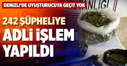 242 ŞÜPHELİYE ADLİ İŞLEM YAPILDI