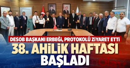 38. AHİLİK HAFTASI BAŞLADI