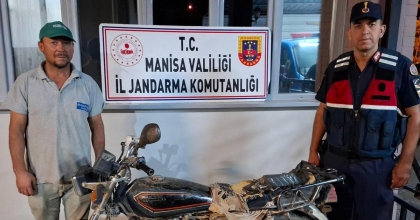 5 YILDIR ARANAN ÇALINTI MOTOSİKLET SALİHLİ’DE BULUNDU