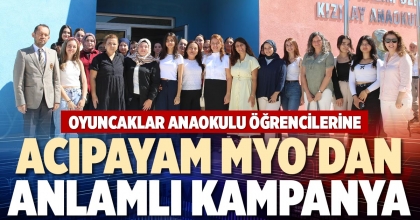 ACIPAYAM MYO'DAN ANLAMLI KAMPANYA
