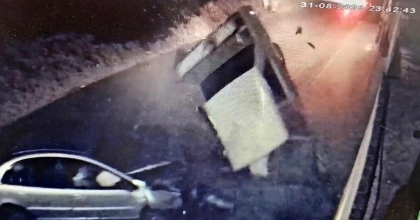 FECİ KAZA KAMERAYA BÖYLE YANSIDI