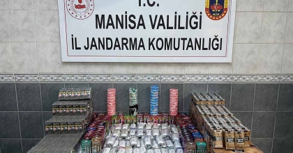 MANİSA’DA KAÇAK SİGARA VE ELEKTRONİK SİGARA OPERASYONU