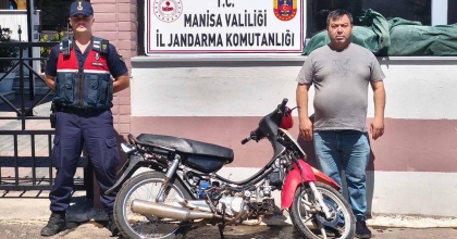 MANİSALI VATANDAŞ, MOTOSİKLETİNE 5 BUÇUK YIL SONRA KAVUŞTU