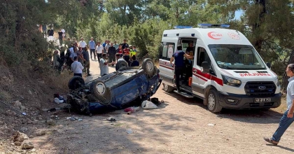 SEYDİKEMER'DE FECİ KAZA: 1 ÖLÜ, 5 YARALI