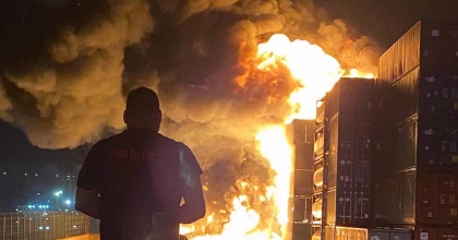 ALİAĞA LİMANI'NDA FACİA ÖNLENDİ