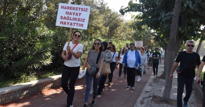 AYDIN’DA SAĞLIKLI YAŞAM İÇİN YÜRÜDÜLER