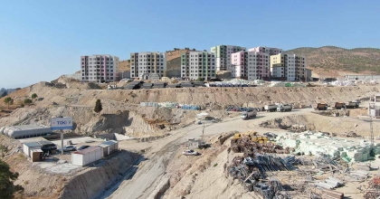 AYDIN’IN YENİ YAŞAM ALANINDA ÇALIŞMALAR HIZ KESMİYOR