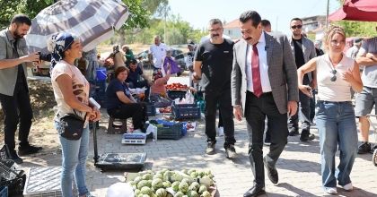 BAŞKAN ERTEMUR’DAN PINARKENT VE KALE ZİYARETİ