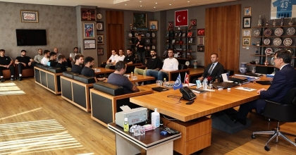 BAŞKAN KAHVECİ, ŞAMPİYON BASKETBOLCULARI MAKAMINDA AĞIRLADI