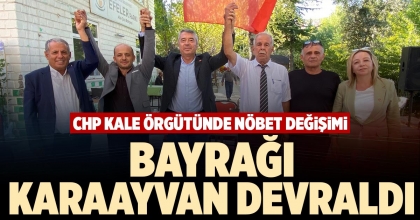 BAYRAĞI KARAAYVAN DEVRALDI