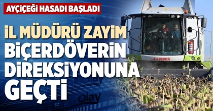 İL MÜDÜRÜ ZAYİM BİÇERDÖVERİN DİREKSİYONUNA GEÇTİ