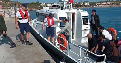 BODRUM'DA 19 DÜZENSİZ GÖÇMEN KURTARILDI