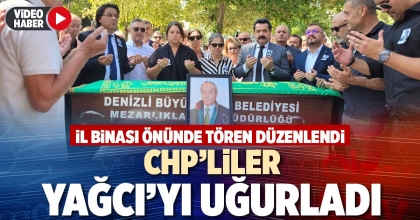 CHP’LİLER YAĞCI’YI UĞURLADI