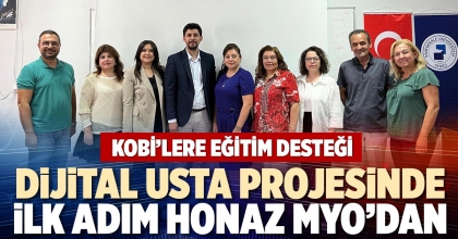 DİJİTAL USTA PROJESİNDE İLK ADIM HONAZ MYO’DAN