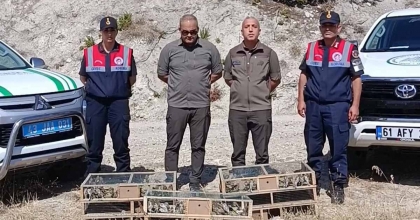 DKMP EKİPLERİ İZİNSİZ YAKALANAN SAKA KUŞU ELE GEÇİRDİ