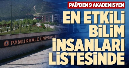 EN ETKİLİ BİLİM İNSANLARI LİSTESİNDE