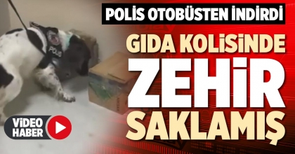 GIDA KOLİSİNDE ZEHİR SAKLAMIŞ