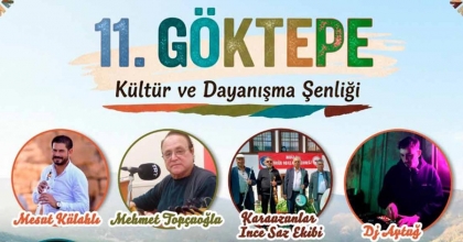 GÖKTEPE KÜLTÜR ŞENLİĞİ, 27 EYLÜL’DE GERÇEKLEŞTİRİLECEK