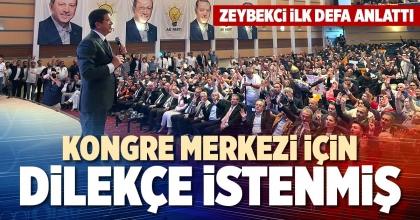 KONGRE MERKEZİ İÇİN DİLEKÇE İSTENMİŞ