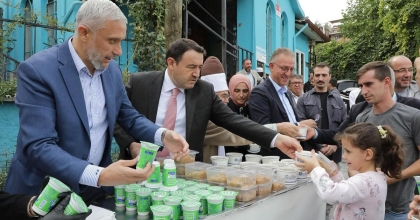 KÜTAHYA'DA GELENEKSEL AHİLİK PİLAVI İKRAMI