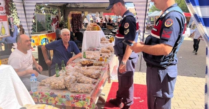 KARACASU’DA FESTİVAL ALANINDA ESNAFA 'GÜVENLİ TİCARET' UYARISI