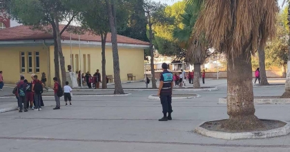 KARACASU'DA OKUL ÇEVRELERİNDE DENETİM GERÇEKLEŞTİRİLDİ