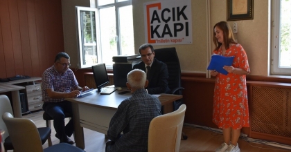 KAYMAKAM GÜLDOĞAN 'AÇIK KAPI'DA VATANDAŞLARLA BULUŞTU