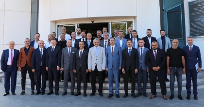 MHP HEYETİ AYTO BAŞKANI ÜLKEN İLE GÖRÜŞTÜ