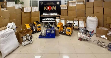 MANİSA'DA 35 ŞAHIS KAÇAKÇILIK OPERASYONLARINDA GÖZALTINA ALINDI