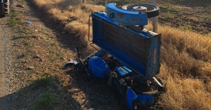 MANİSA’DA SEPETLİ MOTOSİKLET CAN ALDI