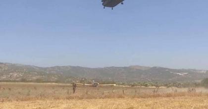 MUĞLA’DA KAZA KIRIMA UĞRAYAN UÇAK ASKERİ HELİKOPTER İLE KALDIRILDI