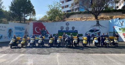 MUĞLA'DA MOTOSİKLETLİ KURYELERE GÜVENLİ SÜRÜŞ EĞİTİMİ VERİLDİ