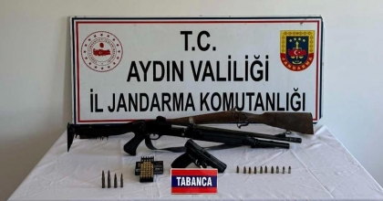 NAZİLLİ’DE JANDARMADAN SİLAH OPERASYONU