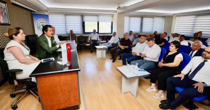 ÖZKAN, MESLEK ODALARININ SORUN VE TALEPLERİNİ DİNLEDİ