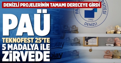 PAÜ, TEKNOFEST 25’TE 5 MADALYA İLE ZİRVEDE